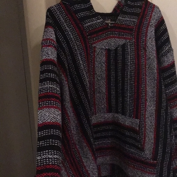 Red, black and white Baja hoodie - Picture 3 of 3